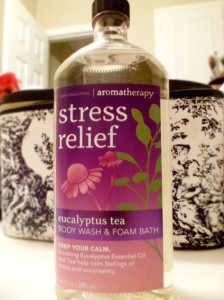 Stress Relief is key in my life right now and this smells like guaranteed bathtime loveliness. 